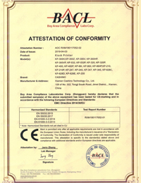 Сертификат СЕ 01
